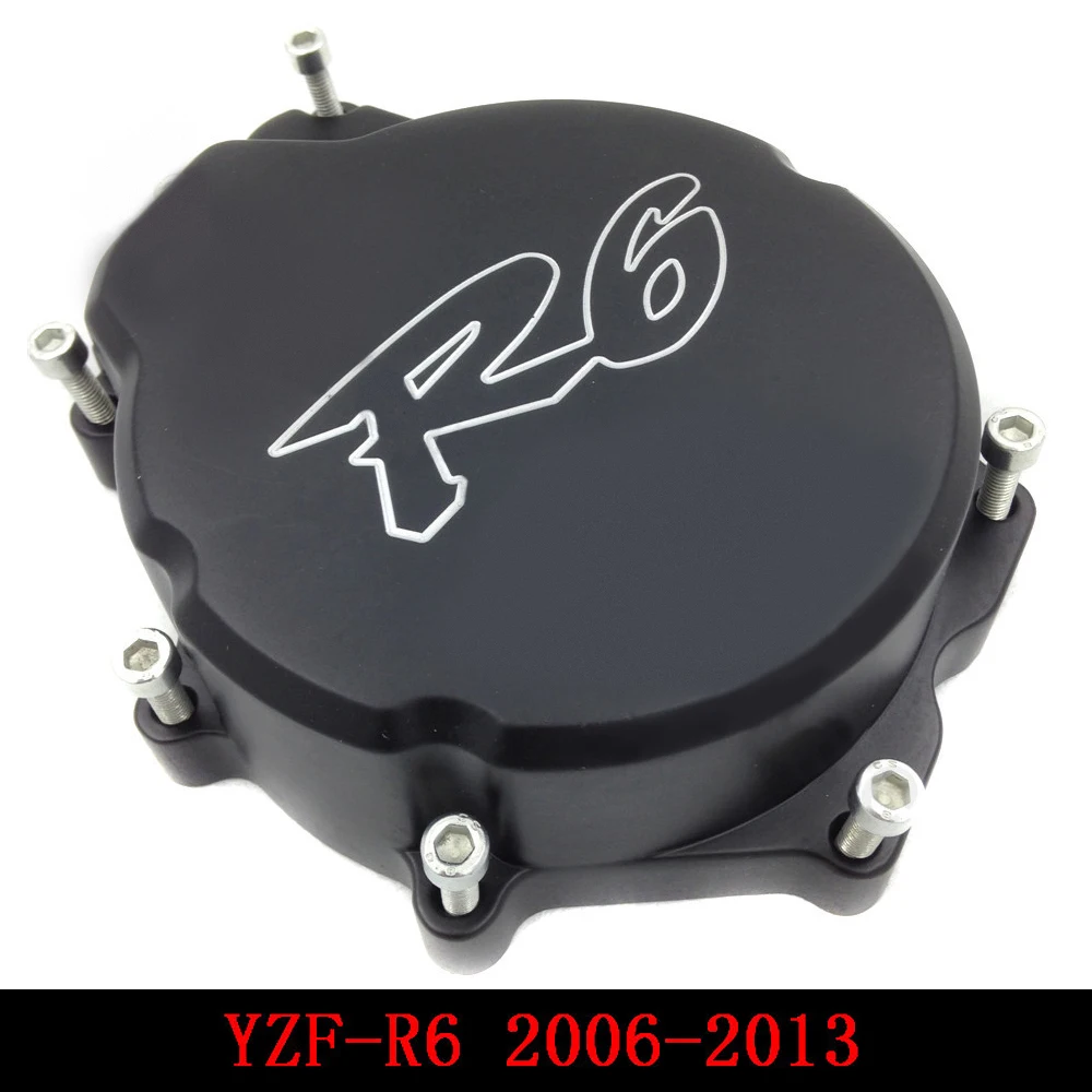 Крышка двигателя мотоцикла для Yamaha YZFR6 YZF R6 2006 2007 2008 2009 2010 2011 2012 2013 2014|stator cover|engine stator