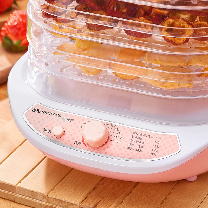 

2020 new 5 layer fruit dryer household food dryer fruit vegetable pet meat food dehydration air dryer small Dehydrators