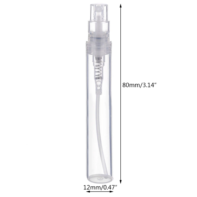 

10Pcs Mini Clear Plastic Spray Bottle Small Travel Bottles With Fine Mist Sprayer for Cleaning Travel