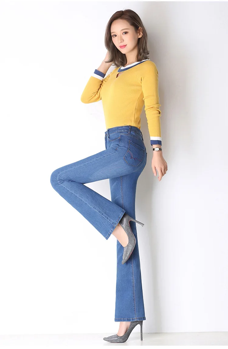

2021 New Women's High Quality Fashion Casual Jeans Slim Jeans
