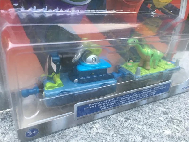 Takara Tomy Chuggington поезда металлический Литая Игрушечная машина динозавр и камера
