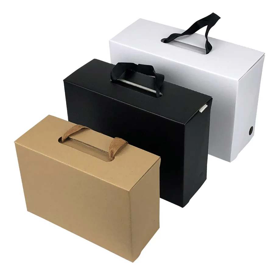 

High Quality Eco-friendly 500pcs Paperboard Luxury Handle Gift Boxes Custom Logo Folding Boxes For Dress Shirt Packaging
