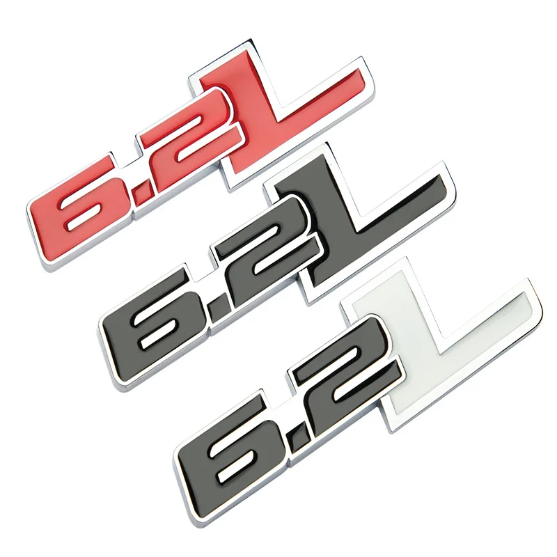 

1 Pcs 3D Metal Car Emblem Stickers Auto Trunk Badge Decals for Ford Raptor F150 Original Pickup Truck 6.2 L Car Accessories