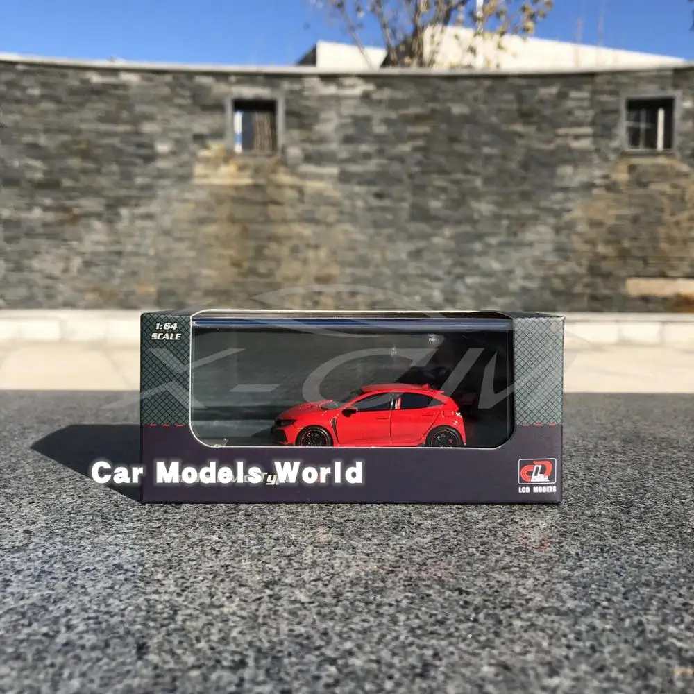 Модель литая автомобиля модели LCD для Type R 1:64 (красный) + небольшой