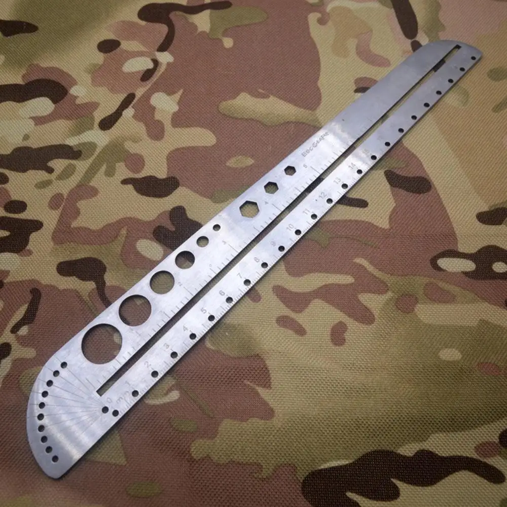 Multifunctional Stainless Steel Angle Protractor Ruler Degree Measuring Tool | Protractors