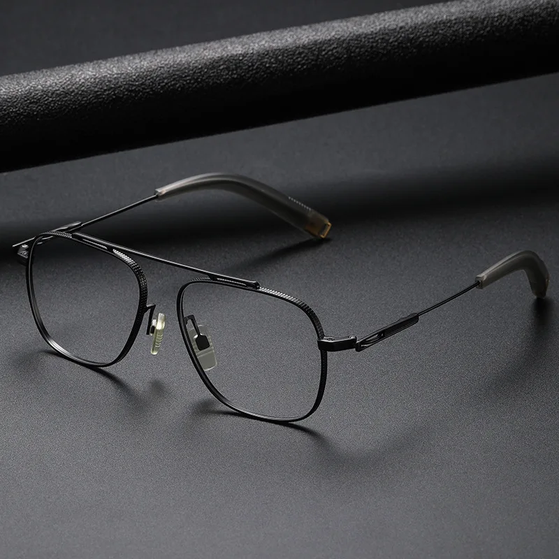 Big Face Glasses Frame Men Woman SquareTitanium Luxury Brand Optical Eyeglasses Myopia Reading Prescription Eyewear