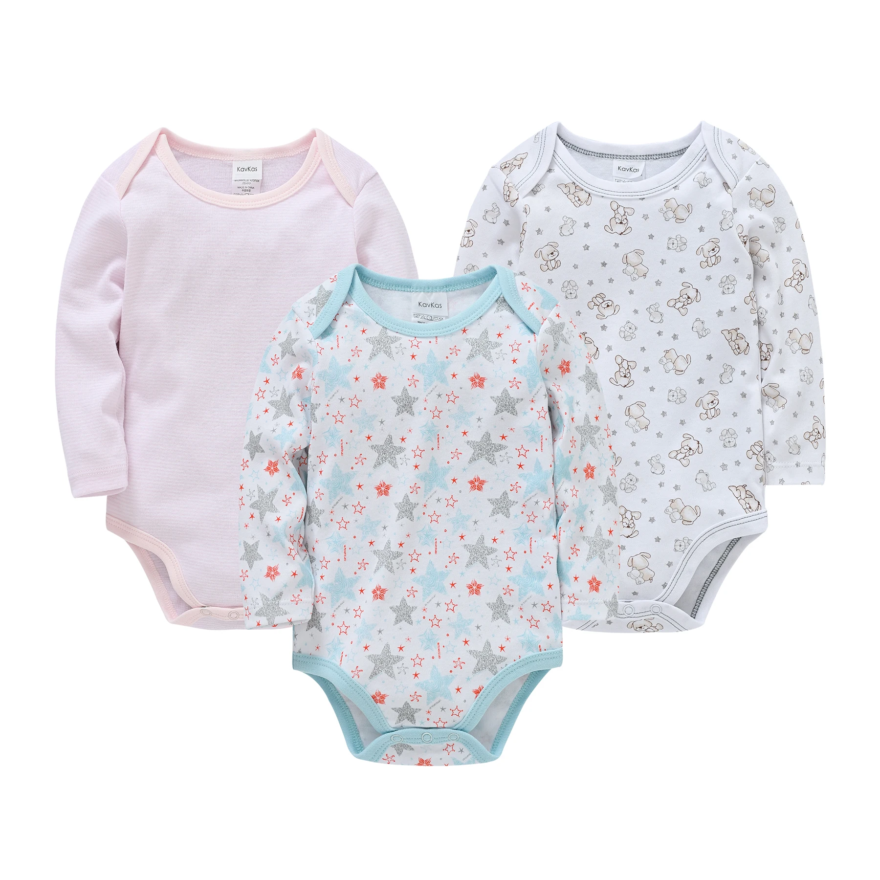 

3PCS Roupas Bebe De Infant Baby Girl Bodysuit Newborn Baby Girl Boys Clothes Body Long Sleeve 100% Cotton Baby Underwear Pajamas