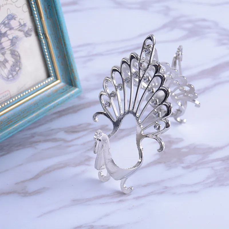 2 шт. крючки для штор с павлином кисточками шапкой вешалкой Аксессуары