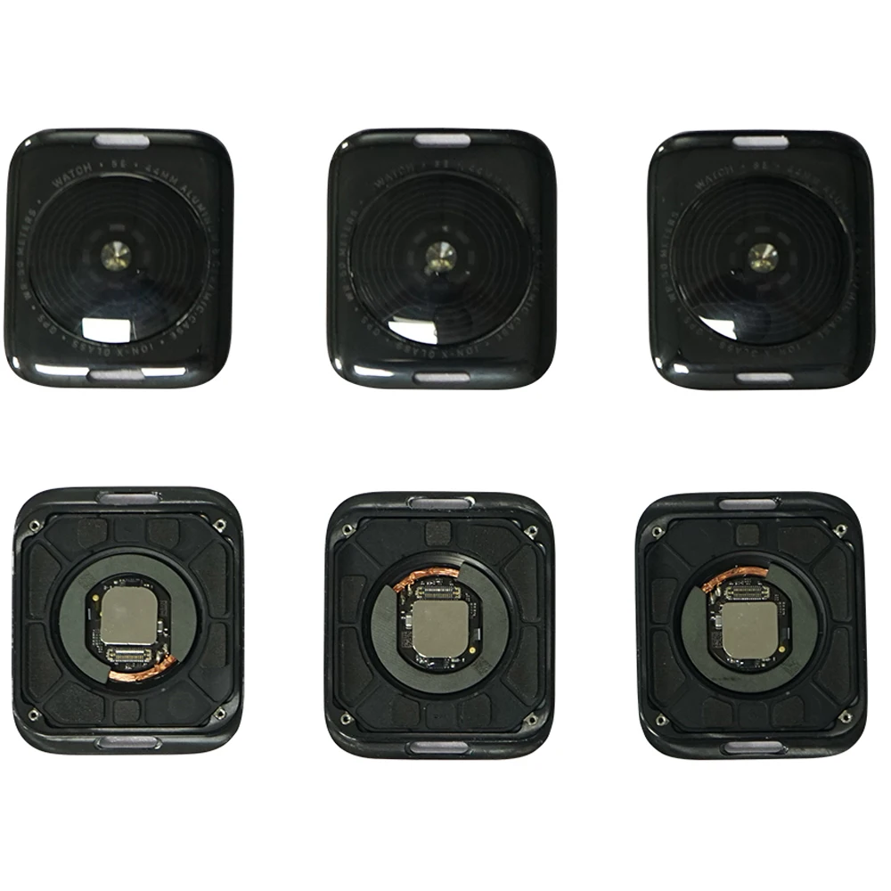 Задняя крышка стеклянная дверь средняя рамка пластина чехол для Apple Watch серии 5 6 se