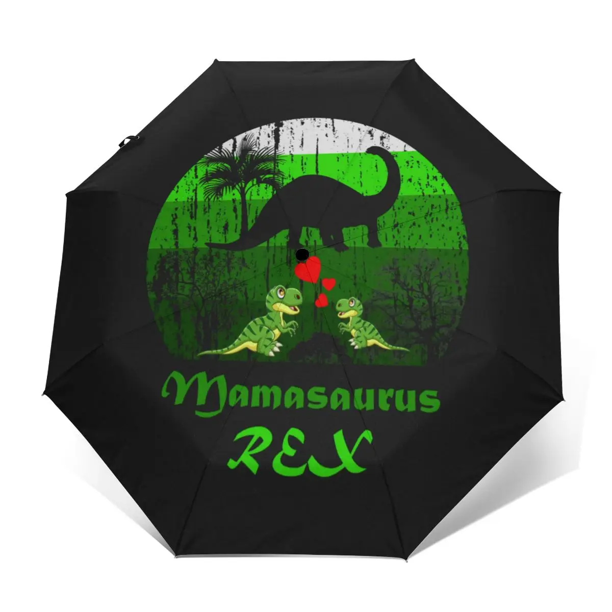 

Зонт динозавр, Компактный Зонт с принтом, водонепроницаемый автоматический зонт
