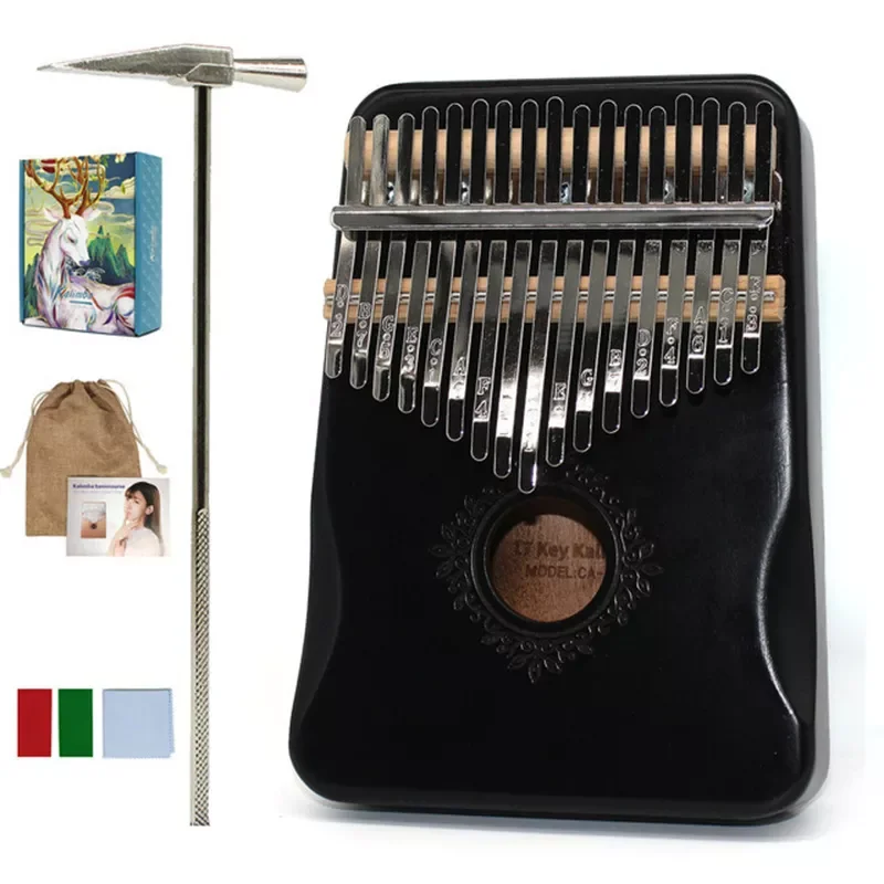 

Пианино Kalimba с 17 клавишами, высокое качество, корпус из красного дерева, Mbira, музыкальные инструменты, креативная музыкальная шкатулка