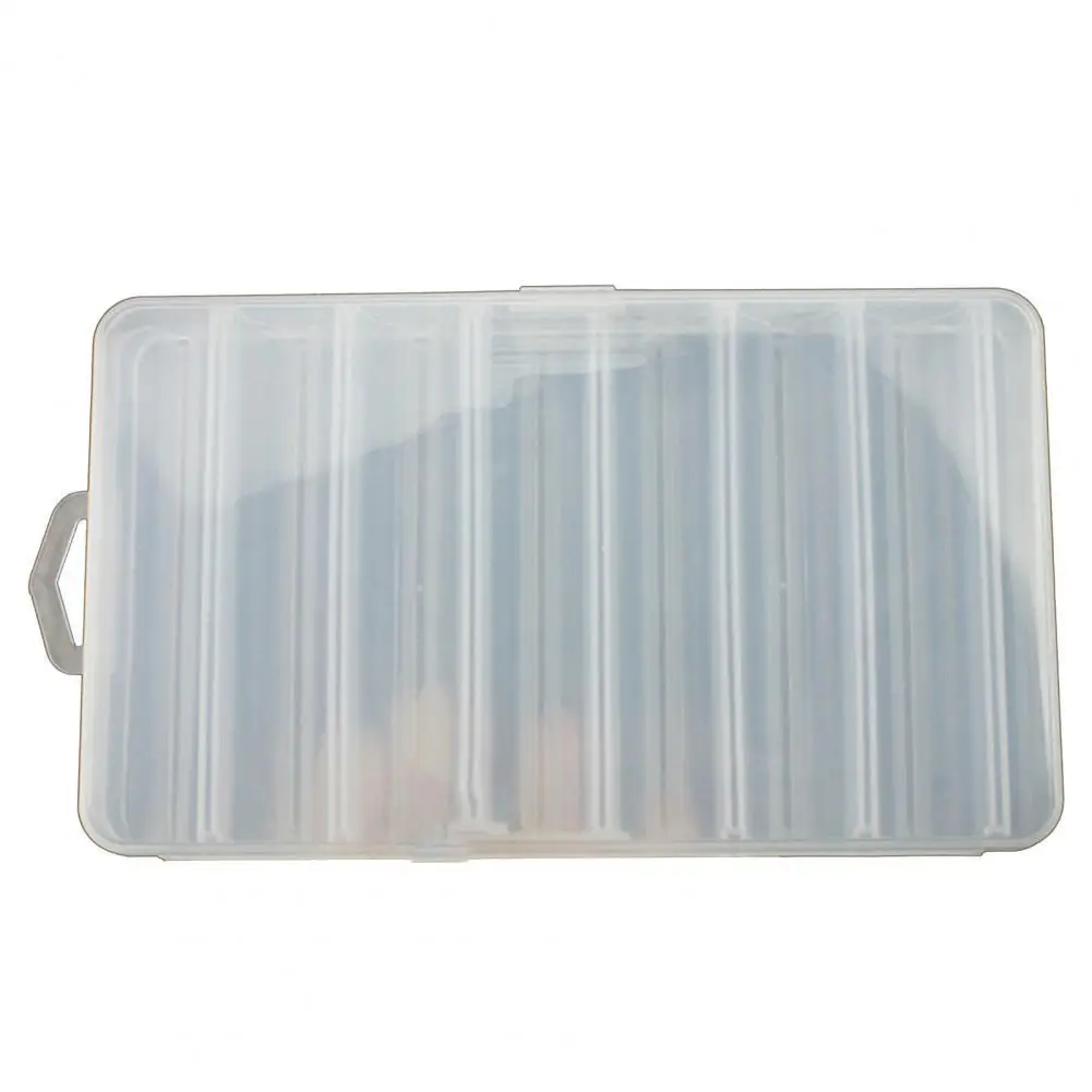 

Fishing Tackle Box Double Side 14 Compartments Fishing Lure Box for Minnow Shrimp Bait Metal Spoon Lures Storage Case Container