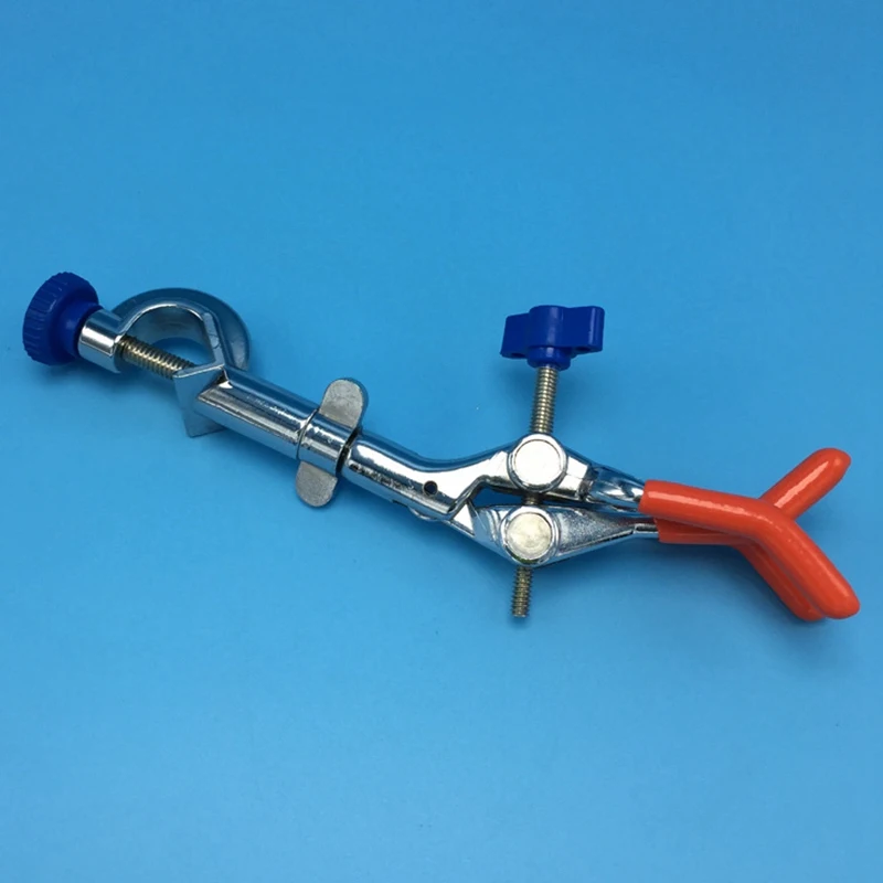 Lab Clamp 3 Prong Finger Style Laboratory 360°Swivel Type Rubber-Coated Head | Канцтовары для офиса и дома