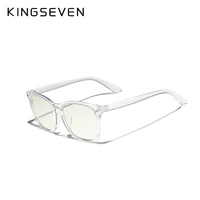 kingseven 3 pack blue light blocking glasses fashion square nerd eyeglasses hinges anti blue ray computer game glasses womenmen