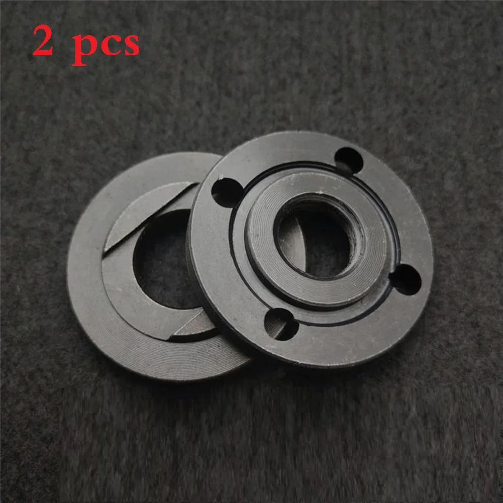 

M14 Thread Flange Lock Nut Replacement Angle Grinder Accessories Inner Outer Flange Nut Set Tools