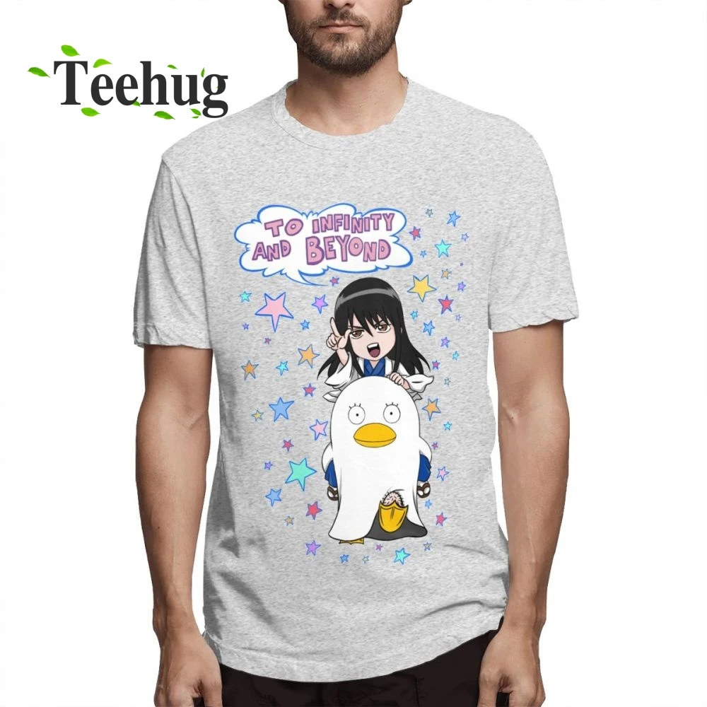 Футболка мужская с 3D-принтом гинтама Зура катасура и Элизабет до бесконечности