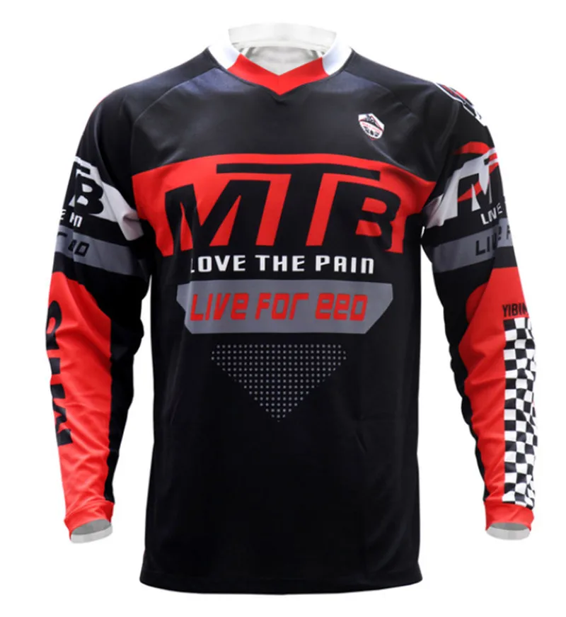 

2021 Motocross Jersey MTB Downhill Mountain Jersey Enduro MX Cycling Jersey Mountain Bike Maillot Ciclismo Hombre Quick Drying