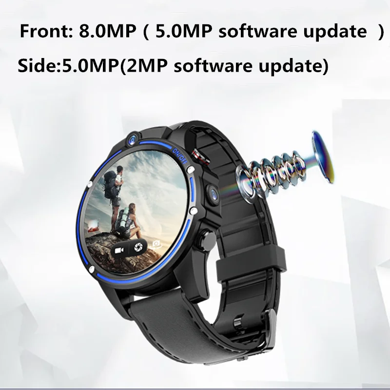 Kospet VIsion Смарт часы Android телефон 3 ГБ 32 Двойная камера Спортивные gps Smartwatch человек