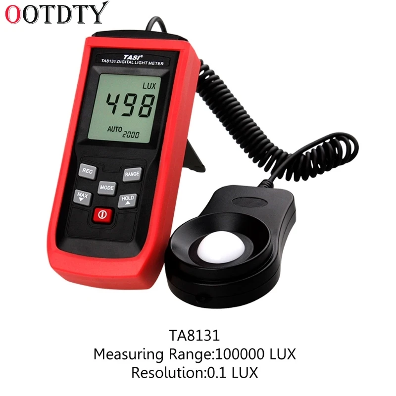 Цифровой измеритель освещенности TA8131 100000Lux/FC LCD Luxmeter Luminometer Photometer | Инструменты