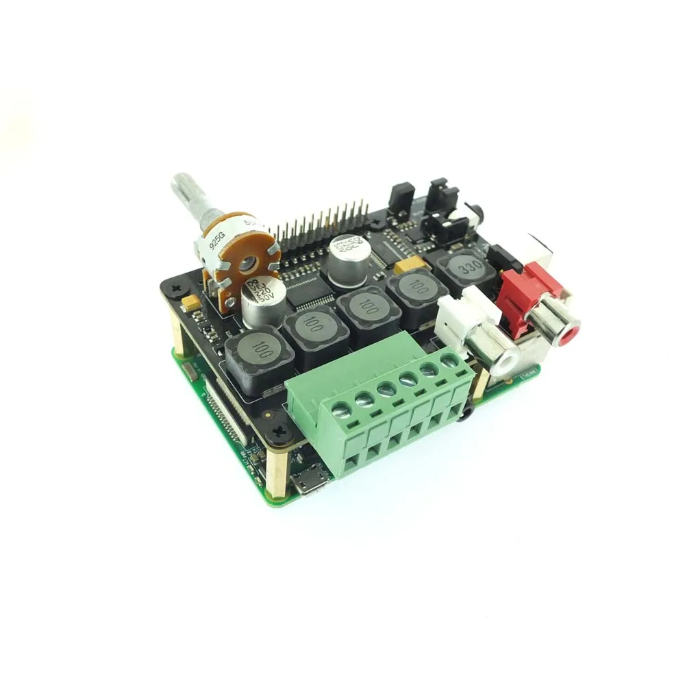 Raspberry Pi DAC Full-HD Class-D усилитель ies PCM5122 X400 аудио Плата расширения Raspberry Pi 3 Model B+ музыкальный плеер