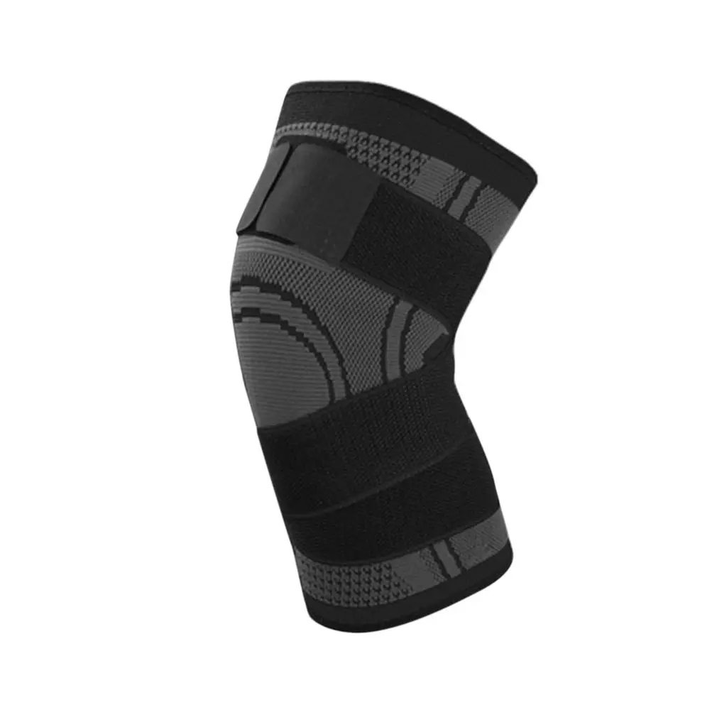 

3D Pressurized Fitness Bandage Knee Support Brace Elastic Nylon Sports Compression Pad Sleeve Health Care Hot Sale Drop shipping