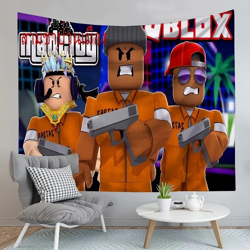 

Cute DynaBlock Tapestry for Kids Children Home Bedside Decorative Hanging Art Bedroom Decoration