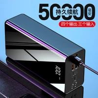 50000mah large capacity digital display outdoor mobile power supply 5v usb qc3 0pd 18w lithium ion lithium polymer battery