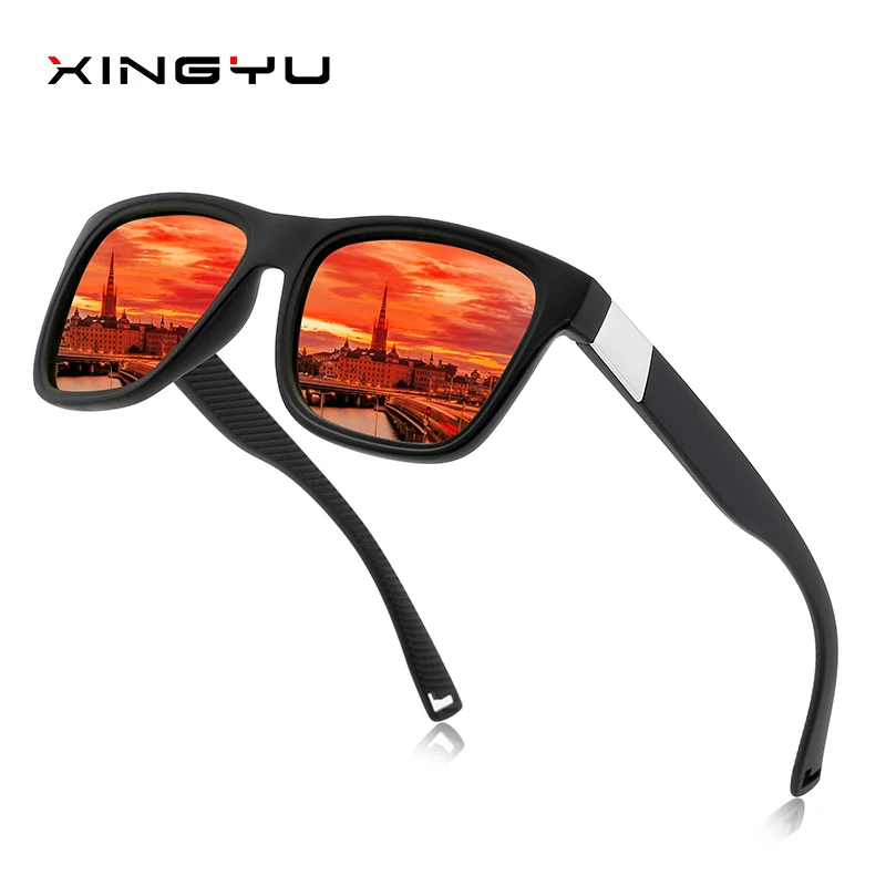 

XINGYU Brand Classic Polarized Sunglasses Men Women Driving Square Frame Sun Glasses Male UV400 okulary przeciwsłoneczne męskie
