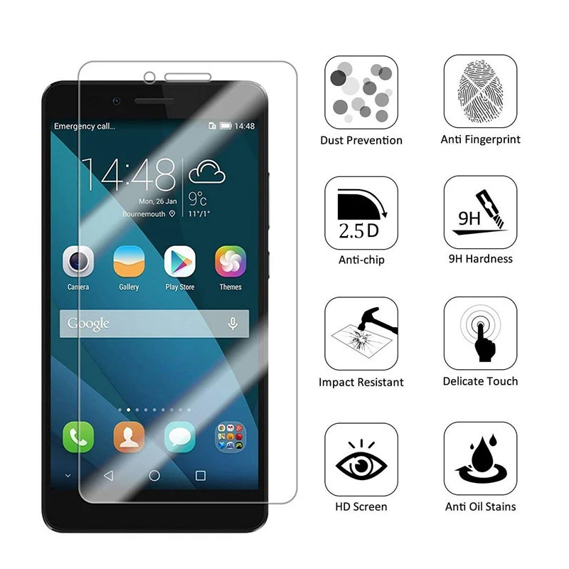 Honor5x Защитное стекло для Huawei Honor 5X защитная пленка 5 X x5 Xonor X5 GR5 GR5W Броня Защитная из