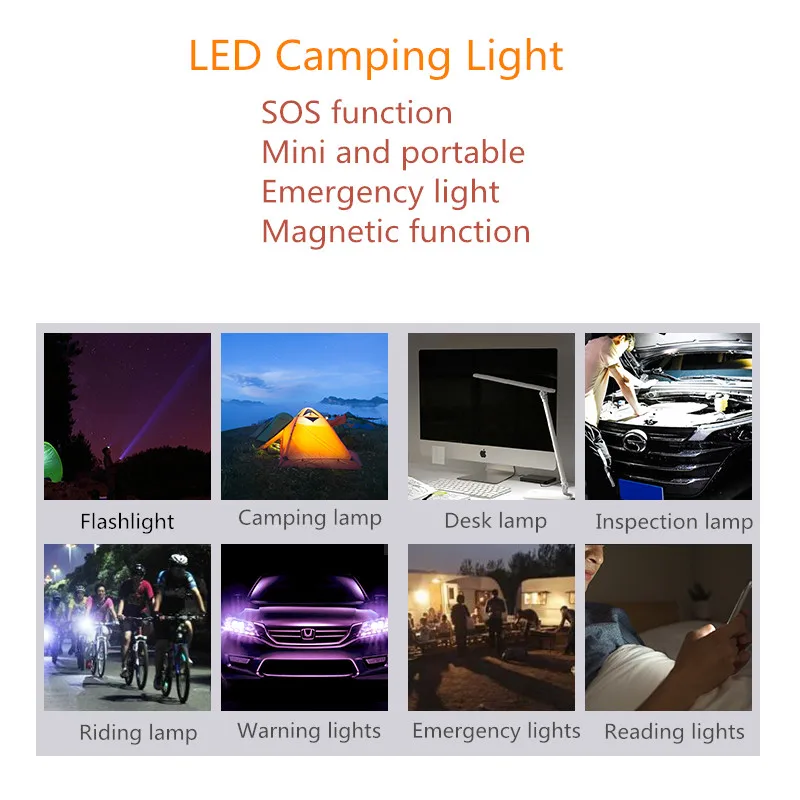 Светильник для кемпинга bivvvy рыболовная лампа Магнитный SOS аварийный кемпинг