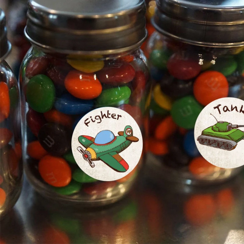 

500 pcs/roll of cute cartoon toy stickers used for childrens rewards or envelopes, notebooks, diaries and stationery decoration