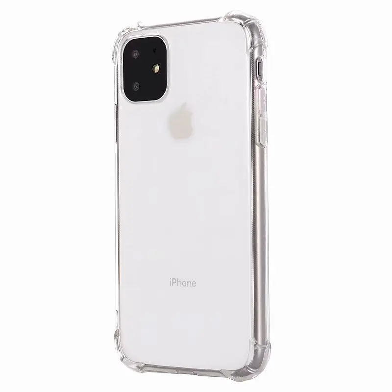 Прозрачный чехол LACK для телефона iPhone 12 11Pro Max XR XS X 7 8Plus 12mini ультратонкий
