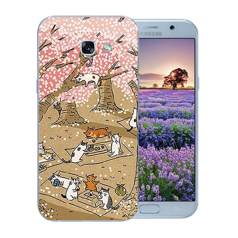 For Samsung Galaxy A3 A5 A6+ 2015 2017 2016 2018 Fashion Soft Silicone Cover A10 A30 A50 TPU Transparent Case |