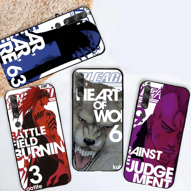 

Phone Case For Xiaomi Note 10 Lite Pro 10 11 Lite Pro Ultra 10S BLEACH Anime Carcasa Soft TPU Cases Funda Coque