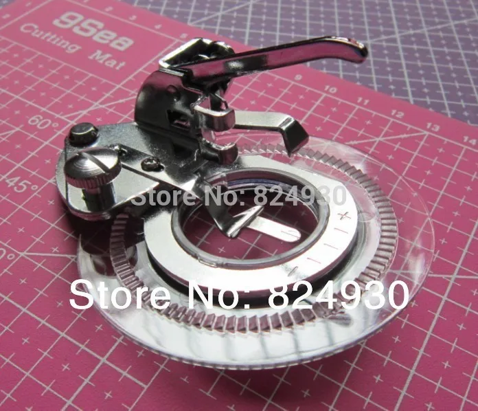 Fancy Flower Stitch Round Stitch Presser Foot for Brother Singer Janome Pfaff Viking Sewing Machine - Model 3700L image 2