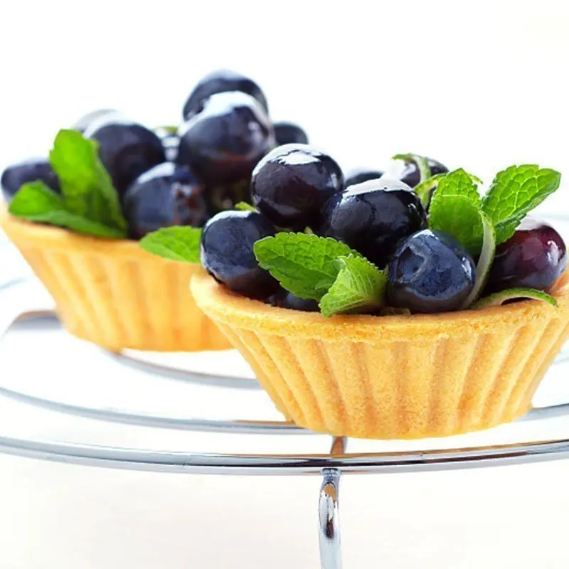 1 шт. многоразовые яичных тартов кексов и чашки выпечка для овал Форма форма