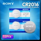 2 шт., литий-ионные батарейки для Sony CR2016 3 в DL2016 ECR2016 LM2016 BR2016 CR 2016