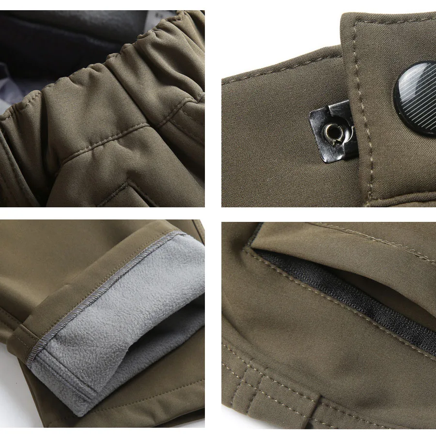 Мужские камуфляжные брюки тактические зимние водонепроницаемые теплые