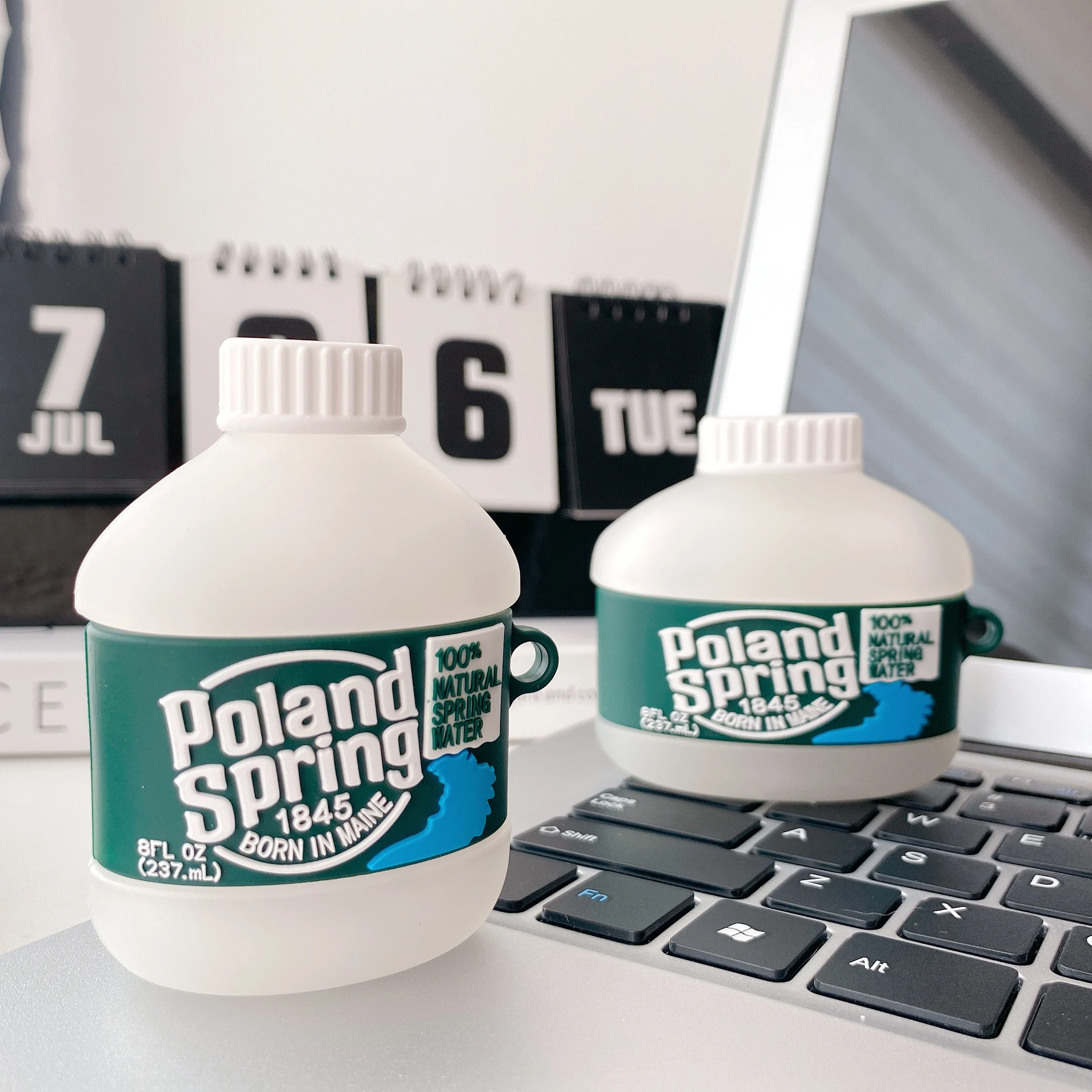 3D польская Весенняя коробка для наушников с минеральной водой Airpods Pro 1 2 защитный