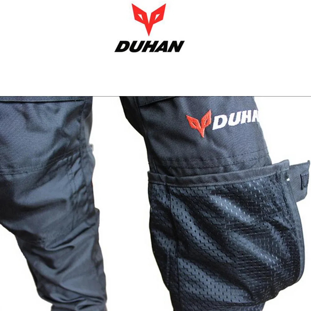 

2019 New DUHAN Motorcycle Racing Pants trousers off-road motorbike pant windproof protective wear-resistant 600D Oxford cloth