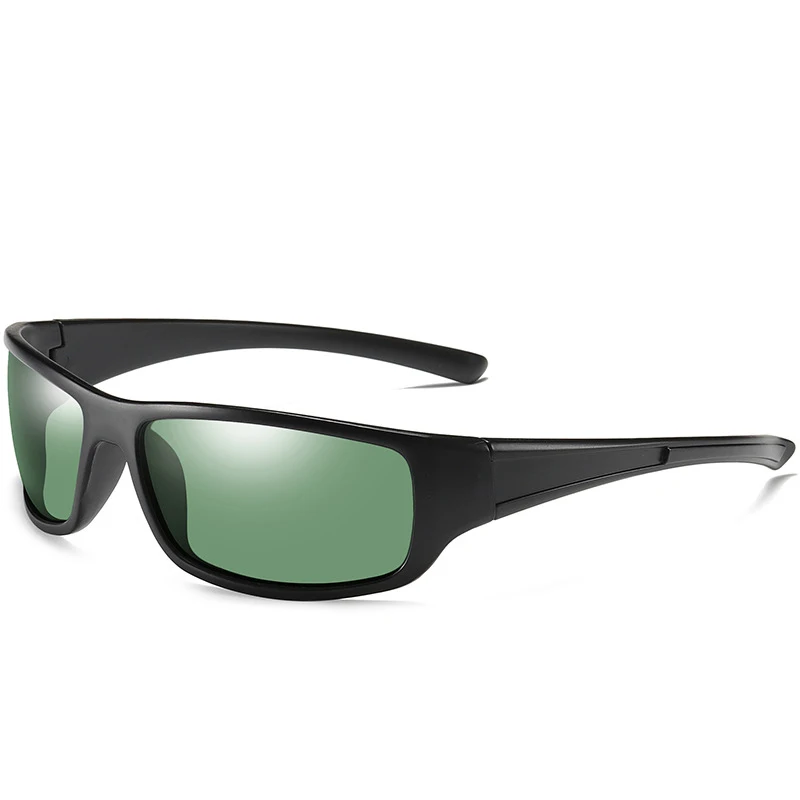 C4 black green HBK, фирменный дизайн, спортивные поляризационные солнцезащитные очки для мужчин, для бега на велосипеде, вождения, HD, антибликовые солнцезащитные очки, для улицы, защита от уф400 лучей - Цвет линз: C4 black green