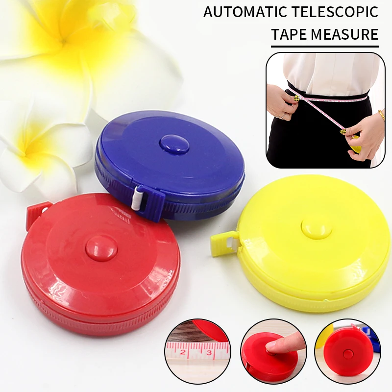 Cute Ruler Tape Measure Clothing Automatic Retractable Meter 1.5 M Small Soft Telescopic | Инструменты