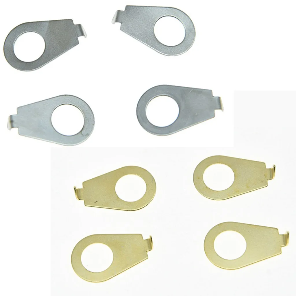 

4pcs Electric Guitar Knob Position Indicator 8.5MM Pointer Washer Metal Plates For Les Paul Guitars Potentiometer Gasket Parts