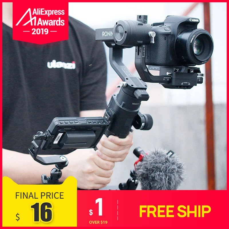 Карданный шарнир аксессуары DH-05 Нижняя пластина расширения для DJI Ronin S SC Feiyu AK2000 Moza Air 2 1/4 3/8 резьба для монитора микрофона