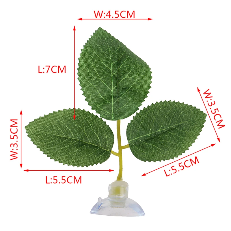 Аквариум Betta искусственное растение с листьями Fish восстанавливающее место для