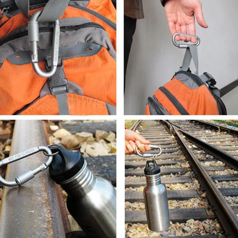 

5 шт., D-образные кольца для рюкзака, из алюминиевого сплава