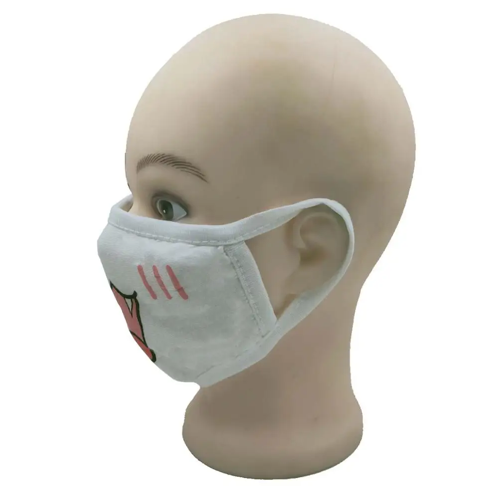 Мультяшный милый яркий праздничный подарок респиратор для сохранения тепла