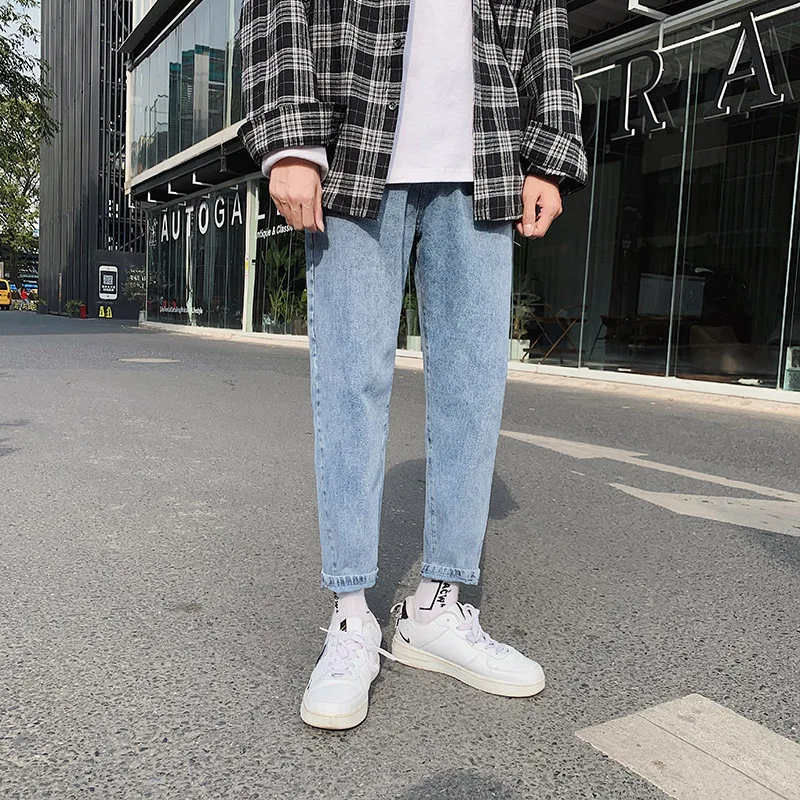 NEW Jeans Men Male Mens Men'S Classic Fashions Pants Denim Biker Pant Slim Baggy Straight Trousers Designer | Мужская одежда