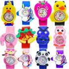 Часы Детские кварцевые, с силиконовым ремешком, для мальчиков и девочек