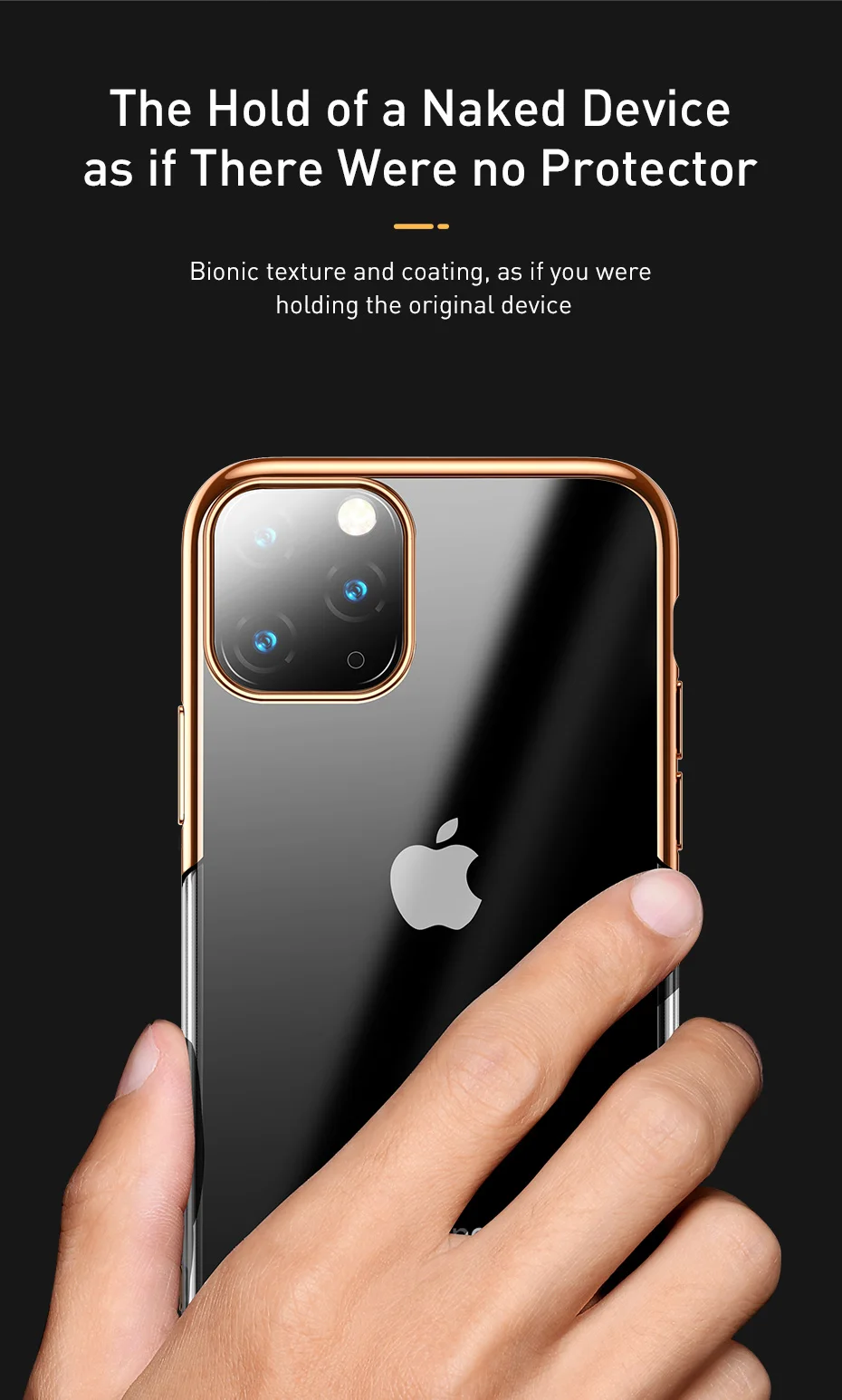 Роскошный прозрачный чехол Baseus для iPhone 11 Pro Max, ультра тонкий чехол для iPhone 11 Pro Max 5,8 6,1 6,5, чехол s, новейший чехол